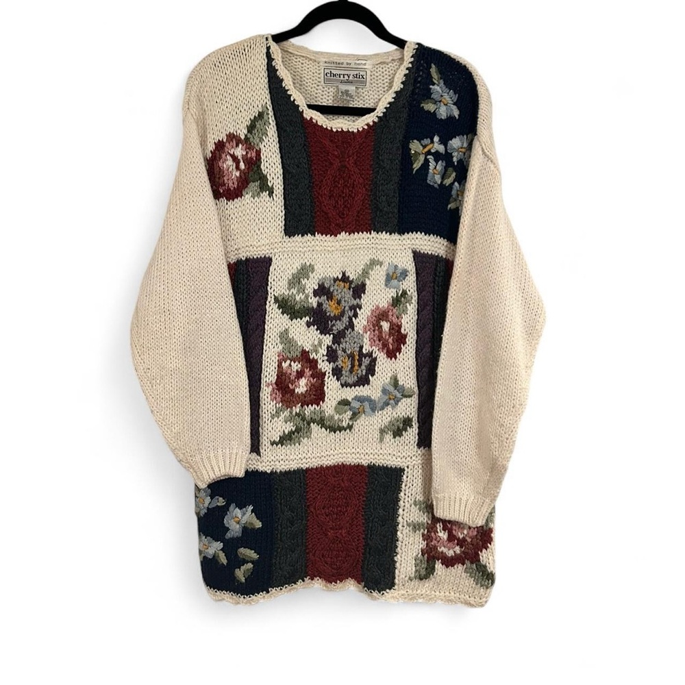 90s Vintage Hand Knit Sweater – Cherry Stix Limited